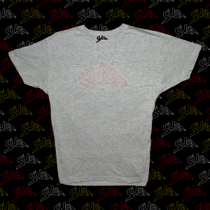 T-Shirt Grigia logo SUBT Rosso